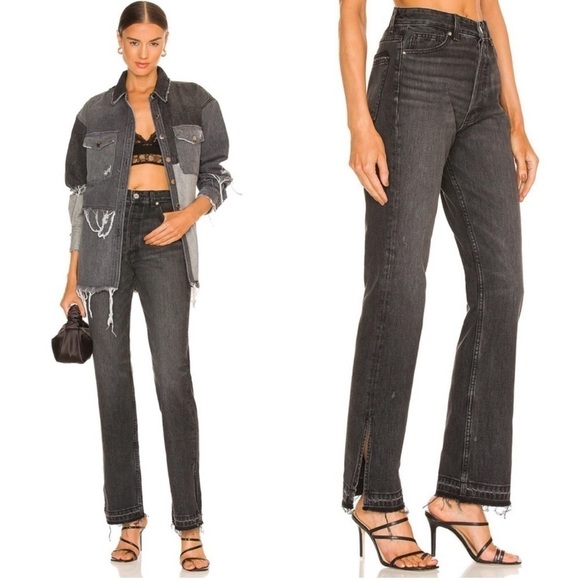 EB Denim Unraveled Two Jean in Grade School Split Hem